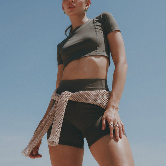 Living Set - Set Deportivo Gris Short